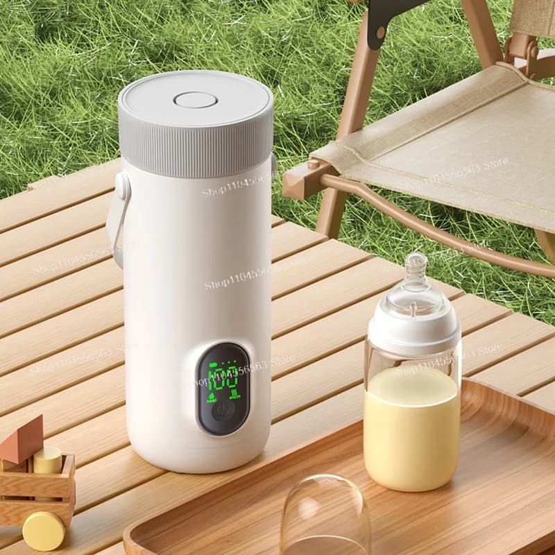 Wireless portable electric kettle – Rechargeable thermostatic kettle via USB for cars and travel