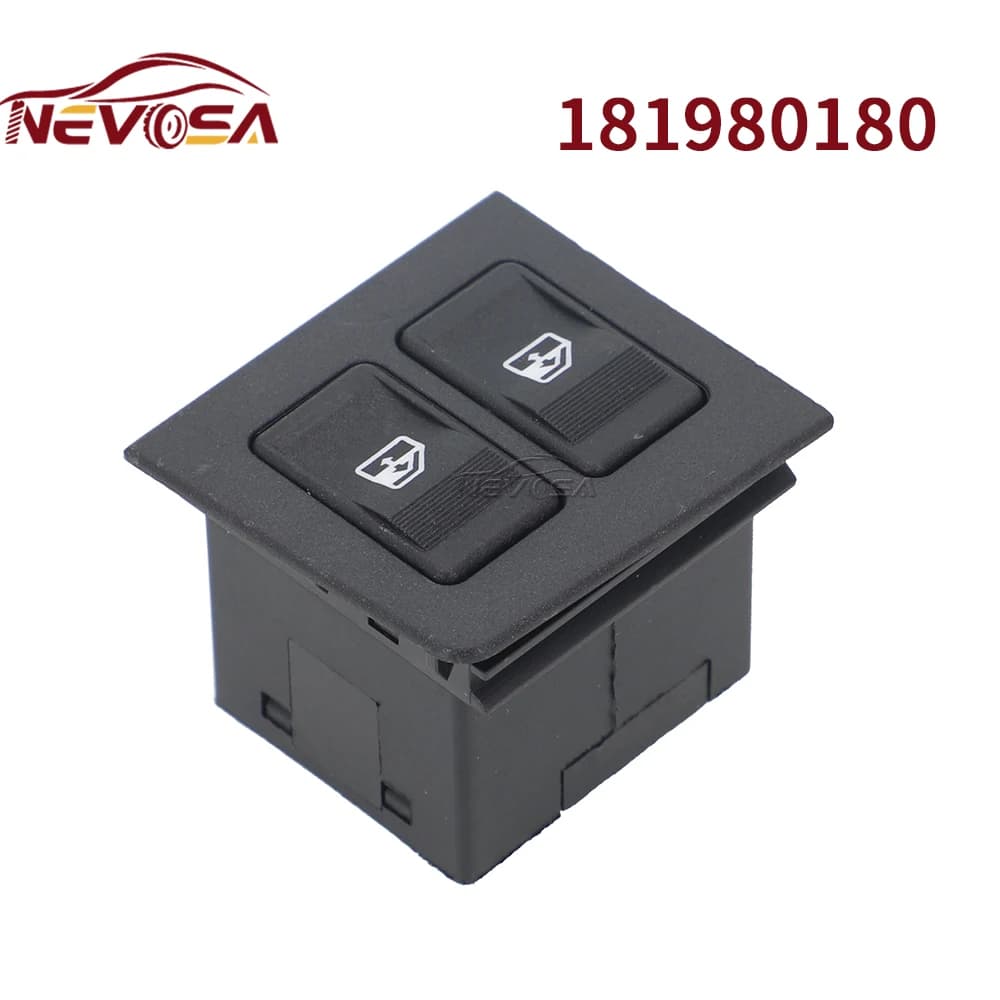 181980180 Per Fiat Fiorino Uno Mille 2004-2013 Ricambi Auto Sinistra Alzacristallo Anteriore Interruttore di Controllo Alzacristallo Elettrico Pulsante di Vetro
