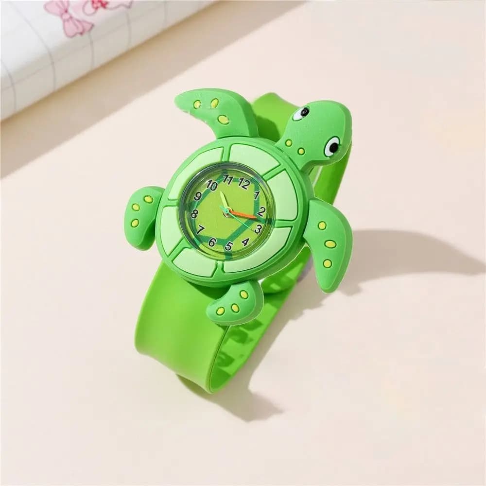 New Kids Gift Cartoon Animal Quartz Wrist Watches Cute Frog Slap Watch Digital