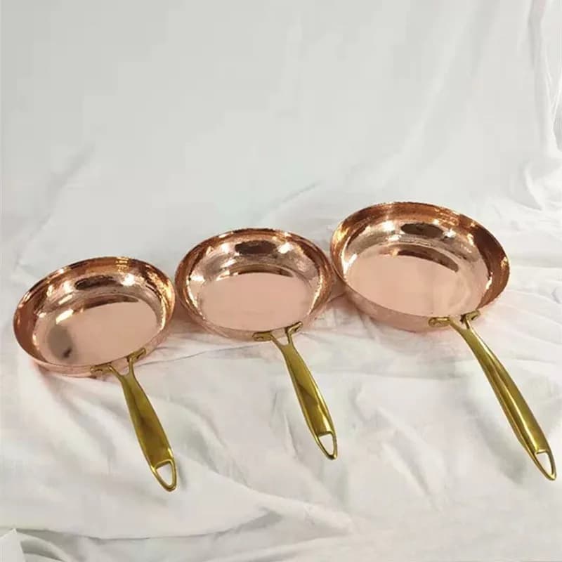 Thickened Pan Western Steak Frying Pan French Copper Frying Pan