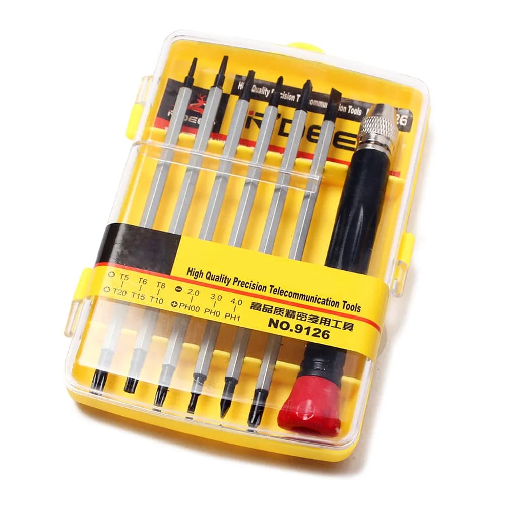 Set di Cacciaviti per Riparazione Strumenti, Attrezzi per Liutai e Elettricisti, per Chitarra e Ukulele