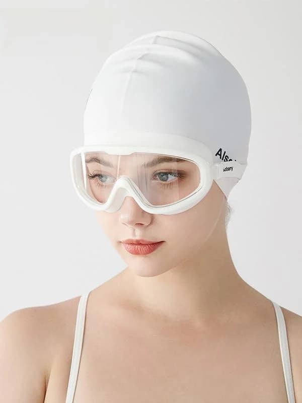 Comfortable Swimwear with Large Montature for Men and Women, Anti-fog, Waterproof, High Definition, Fashion Diving Glasses