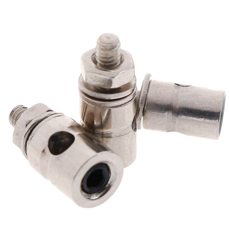 10 pz RC Aereo Barca Pushrod Collegamento Tappo Servo Connettori Diametro Regolabile Elicottero 2.1mm/1.8mm/1.3mm RC Barca