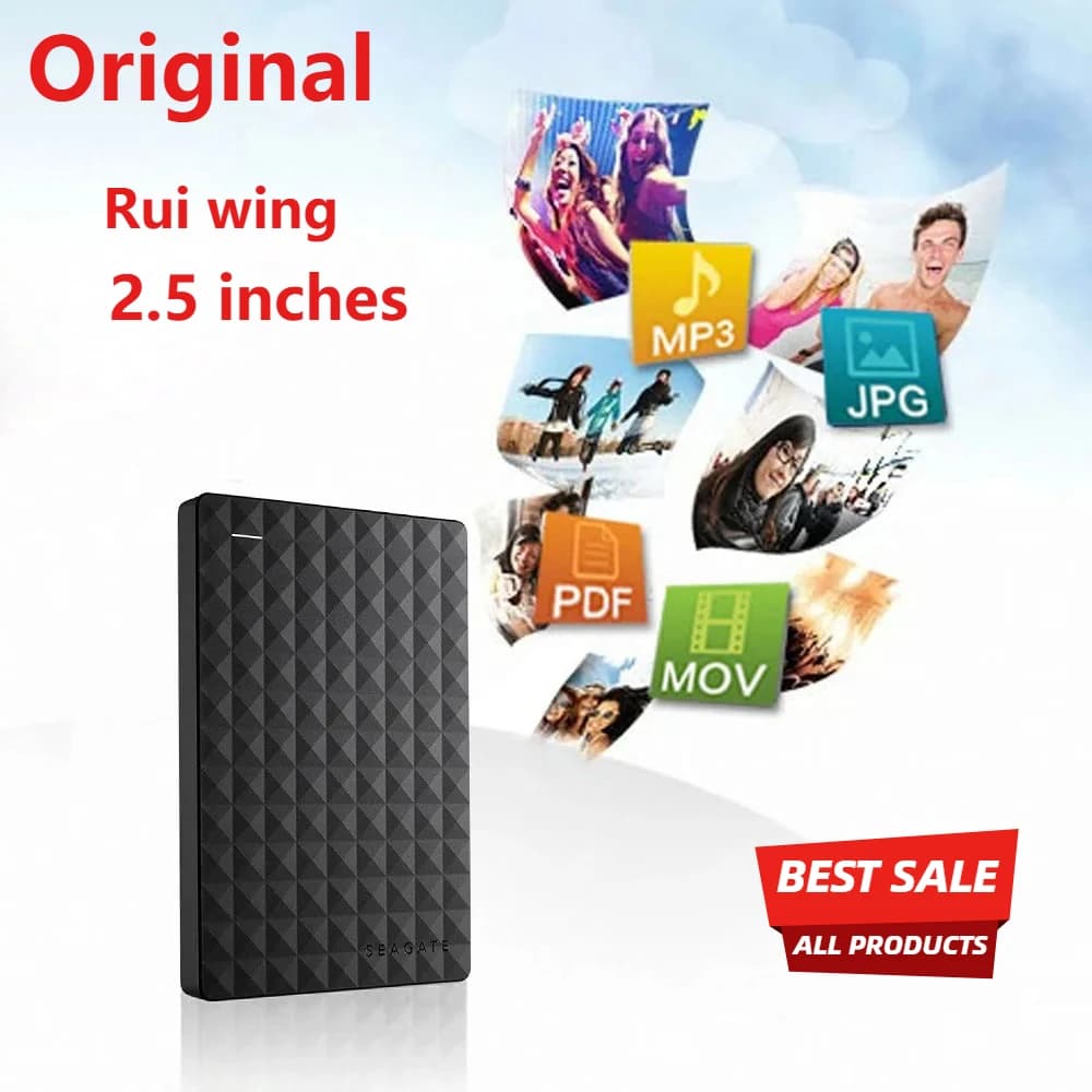 Disco Rigido Esterno Portatile Seagate Expansion da 500GB/1TB, USB 3.0, 2.5 Pollici, Compatibile con Windows