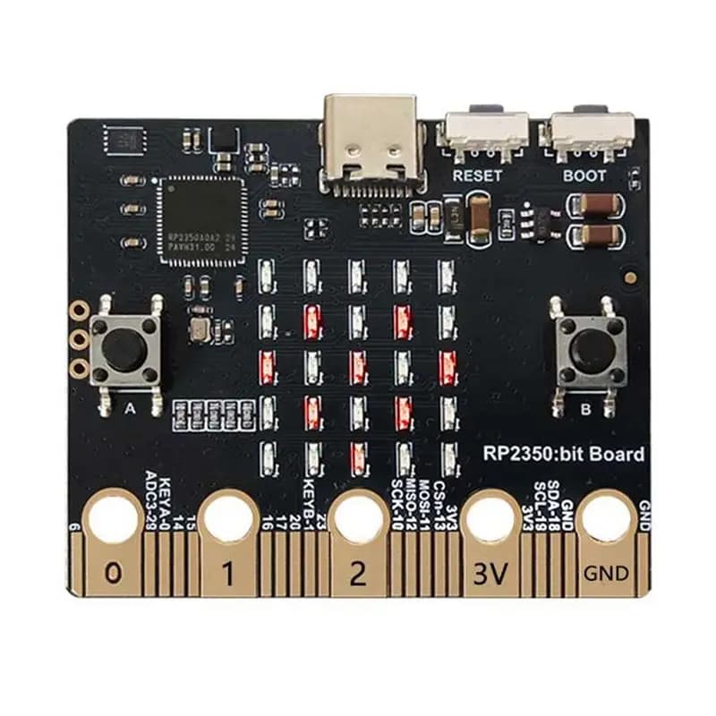 QWE-Per Raspberry Pi Pico 2 RP2350 Scheda di Sviluppo Bit Compatibile con BBC Micro:Bit