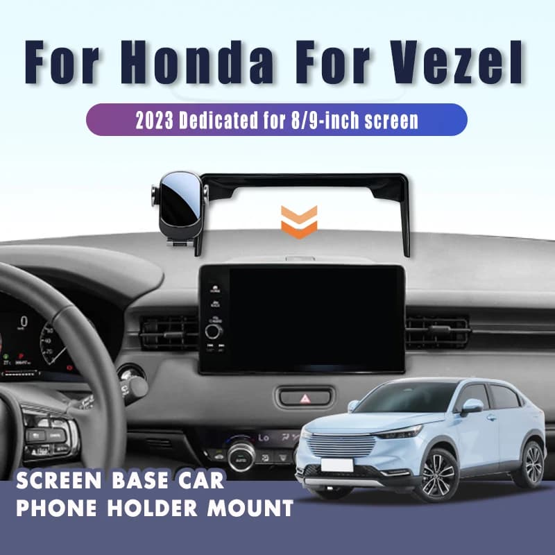 Supporto per telefono cruscotto auto per Honda XR-V Vezel 2023 2024 Supporto mobile 1:1 Dimensioni personalizzate per la navigazione Accessori anti-shake