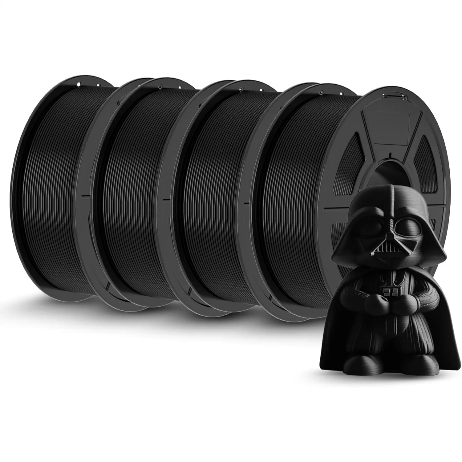 Filamento PLA per Stampante 3D 1.75mm, 4KG Avvolto Ordinatamente, Precisione Dimensionale +/- 0.02mm, Senza Grovigli e Senza Bolle per una Stampa Fluida