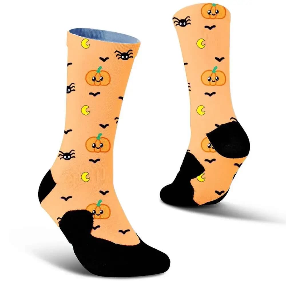 2024 nuovi calzini da donna calzini da regalo per le vacanze da uomo Halloween zucca creativa pazzo anime horror calzini alla moda Hip Hop