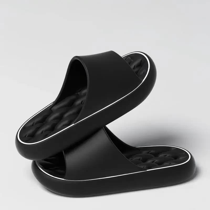 Pantofole da bagno di fascia alta alla moda da uomo per il bagno e la casa, pantofole da pavimento per interni per hotel estivi antiscivolo e non puzzolenti da uomo