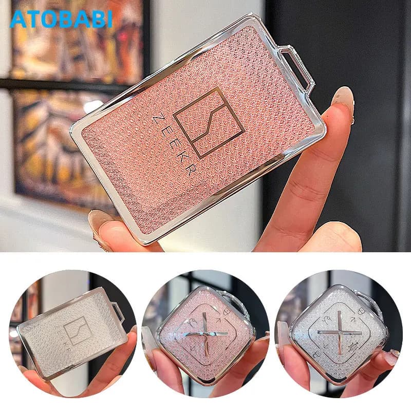 Custodia protettiva per chiave auto in TPU stile cristallo Custodia protettiva per telecomando per Geely Zeekr 001 007 009 ZEEKR X 7X Smart Keys NFC Card