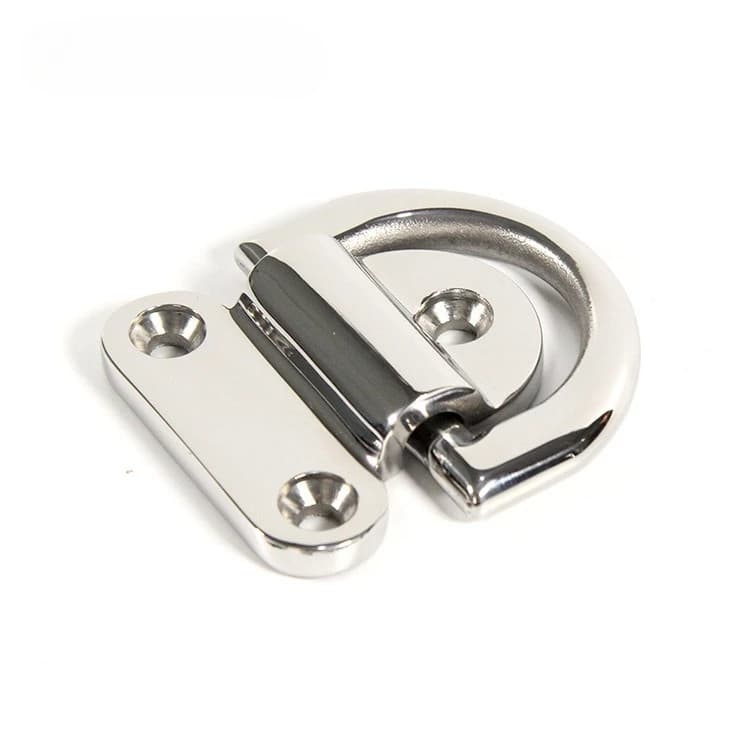 10 Inch D Ring Shackle 316 Mirror Polished Marine Rope Holder Heavy Duty Connector Link Boat Yacht Hardware Installation