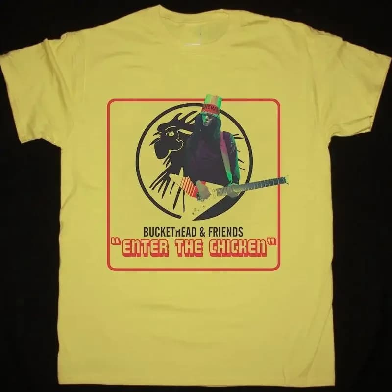 Buckethead Enter The Chicken T shirt Yellow S 5XL 1J0118