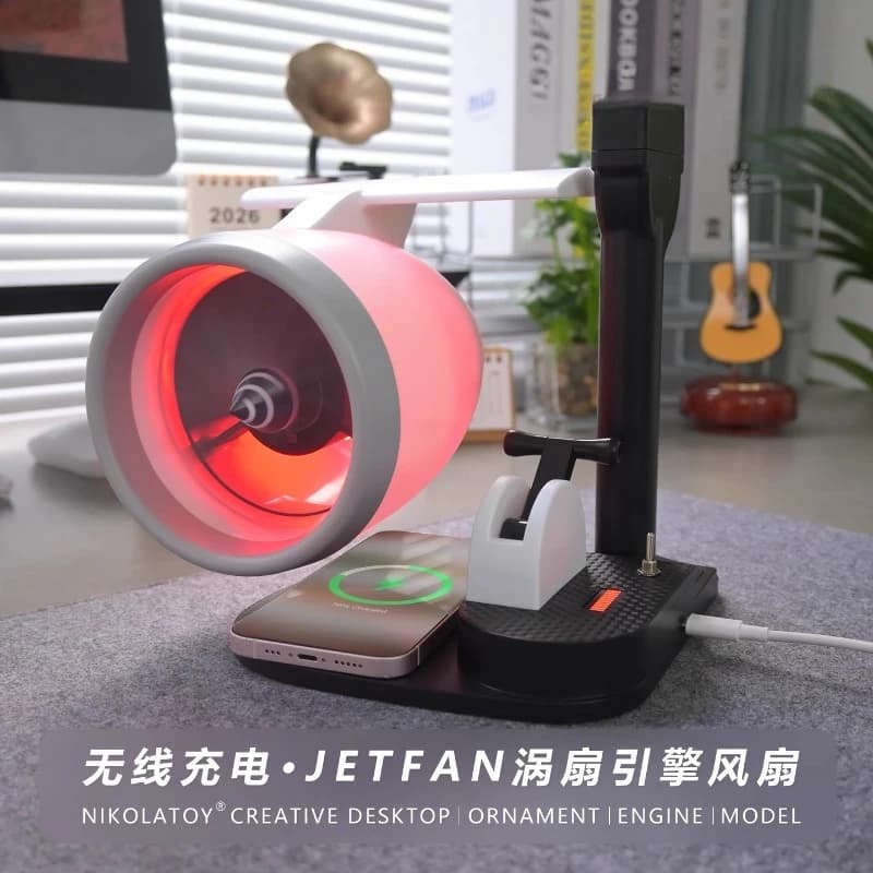 Modello di aereo Aereo Turbofan Modellazione Ventola Spray Umidificatore JetFan Modello Ornamento