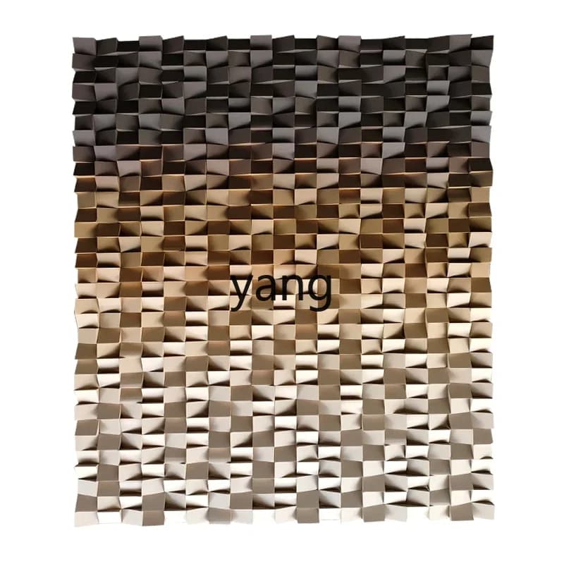 Pannello decorativo da soggiorno in legno massello LTT, pannello di diffusione tridimensionale, pannello fonoassorbente da appendere all'ingresso.