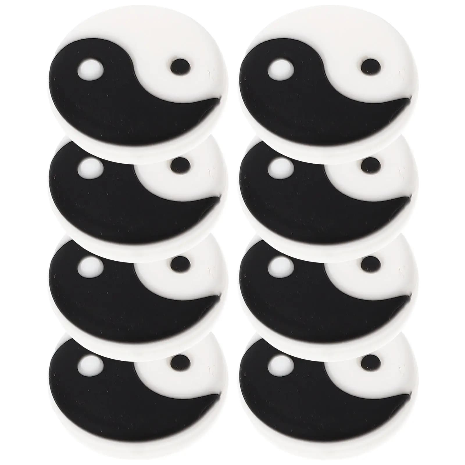 8 Pcs Racket Shock Absorption Shocking Absorbers Racquet Dampener Damper Tennis