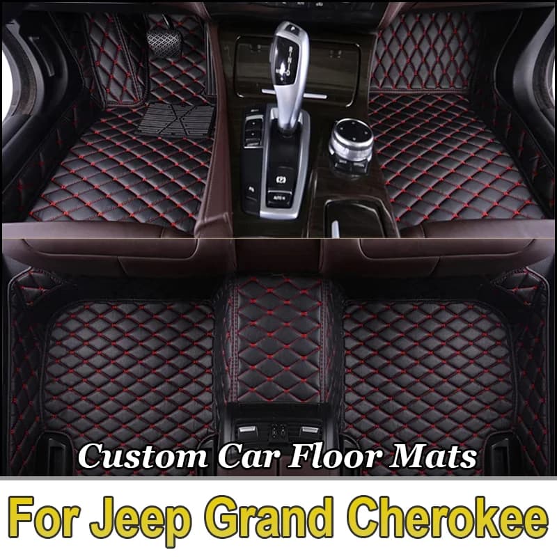 Car mat for Jeep Grand Cherokee WK 2005 ~ 2010 Car mat Protective leather mat Anti dirt Foot relief Car accessories