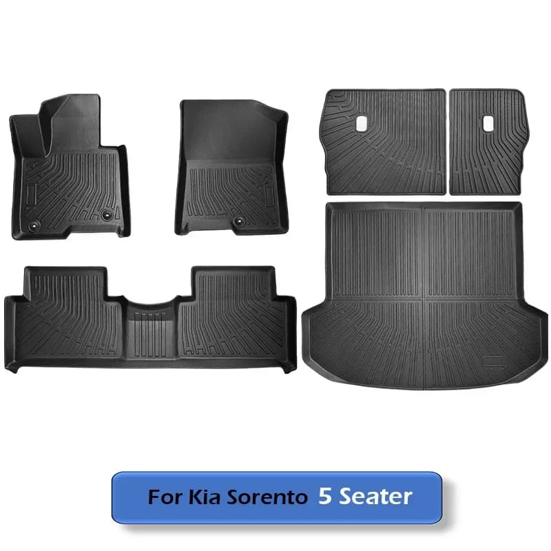 Car trunk for TPE car with backrest padding, suitable for mats for all seasons PHEV and HEV and load liner for hybrid Sorento 2021-2025Kia