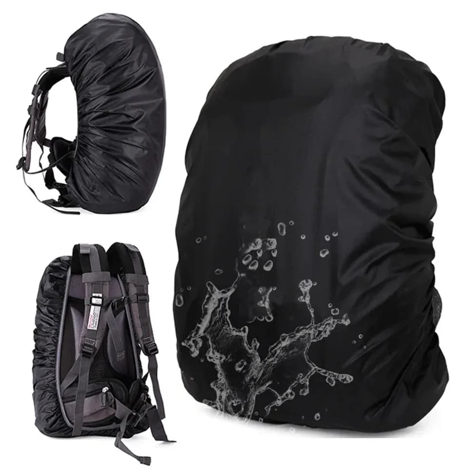 KoKossi 20-80L Zaino leggero in nylon resistente all'acqua, impermeabile, per campeggio all'aperto, escursionismo, viaggi, ciclismo, copertura antipioggia, copertura antipolvere