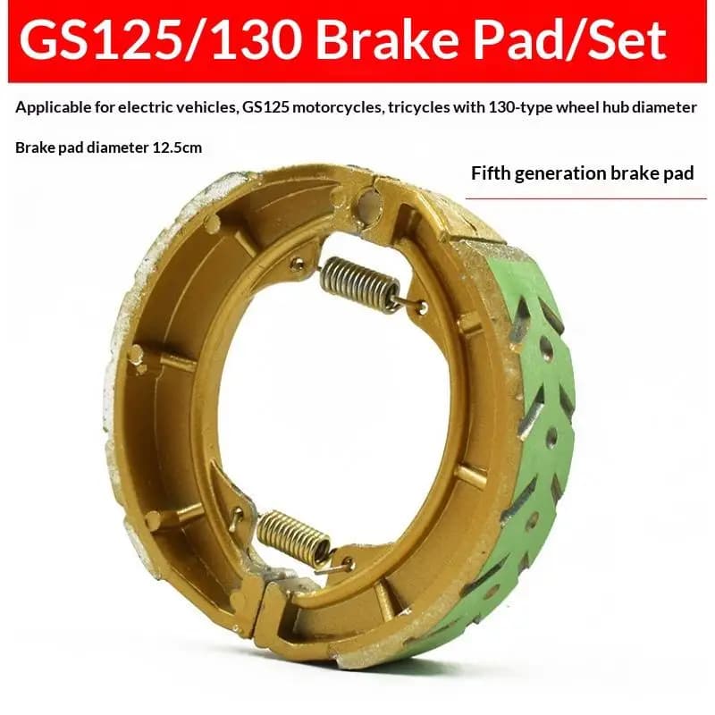 Motorcycles Brake Shoes Drum Brake Pad: CG125/110 GS125/130 Electric Scooter Moped ATV Wear-resistant
