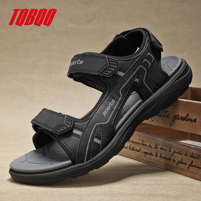 Men's Fashionable Outdoor Casual Sandals Sports Anti-slip Beach Shoe Breathable With EVA Comfortable Soft Sole