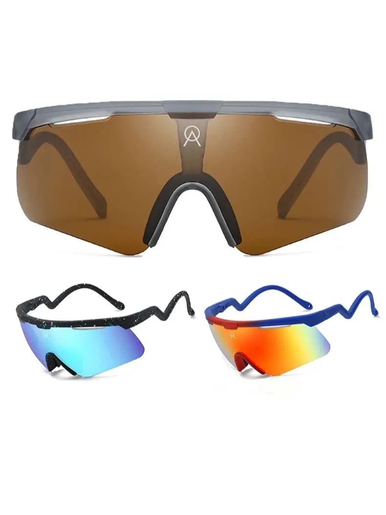 Ciclismo Albaoptics Occhiali da sole Occhiali sportivi Equitazione all'aperto Pesca Guida Escursionismo Occhiali da bicicletta UV400