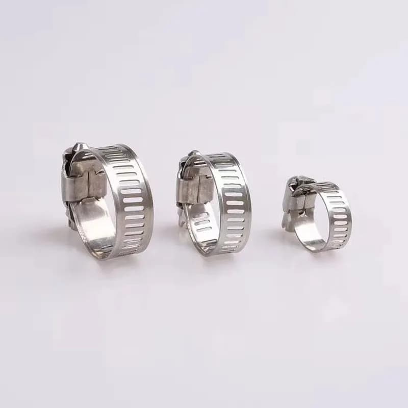 33 pcs Stainless Steel 10-16mm 304 Stainless Hose Clamps, great for Garden Water Pipe, Easy Screw Tighten