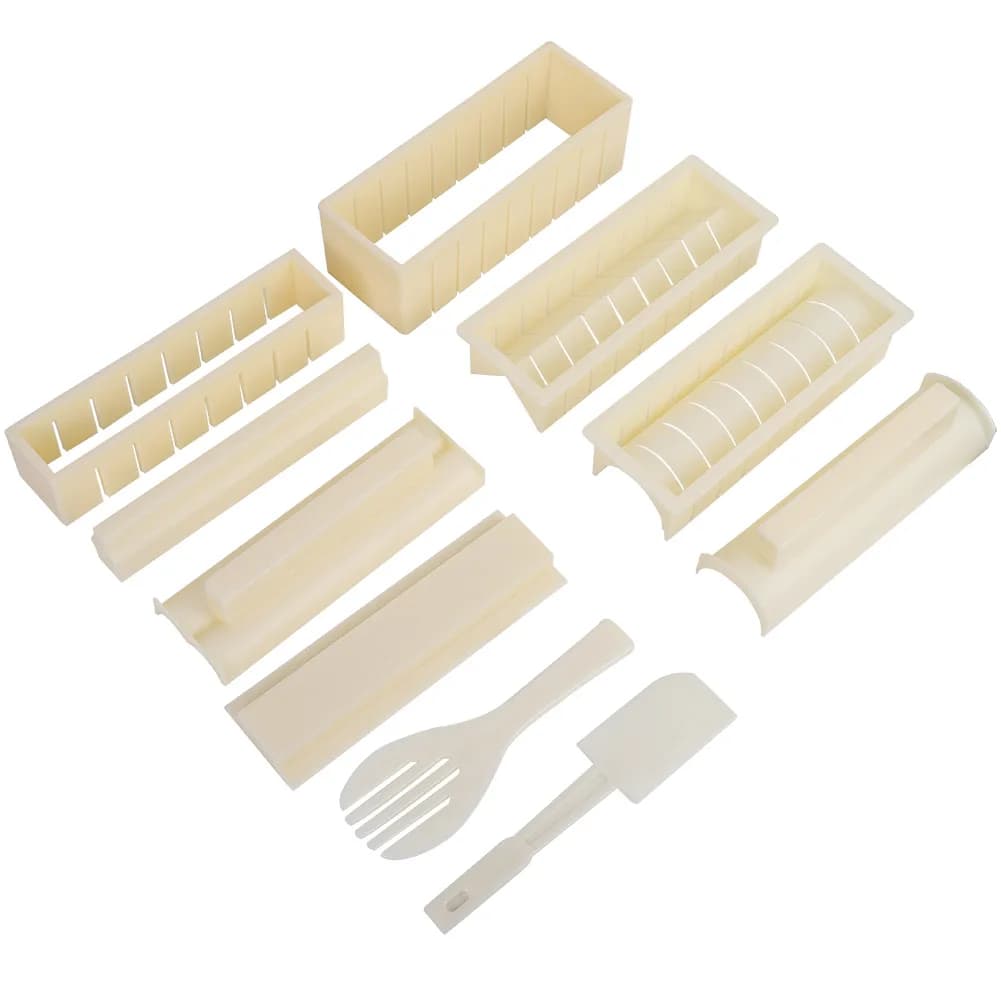 Set per Preparare il Sushi / Kit Portatile in Resina per Preparare e Modellare il Sushi