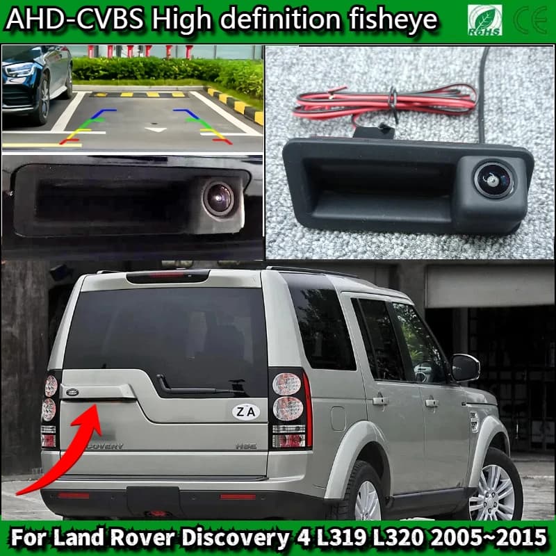 Trunk Handle Reverse Camera For Land Rover Discovery 4 L319 L320 2005~2015 CCD/ Night Vision Rear View BackUp Parking Camera