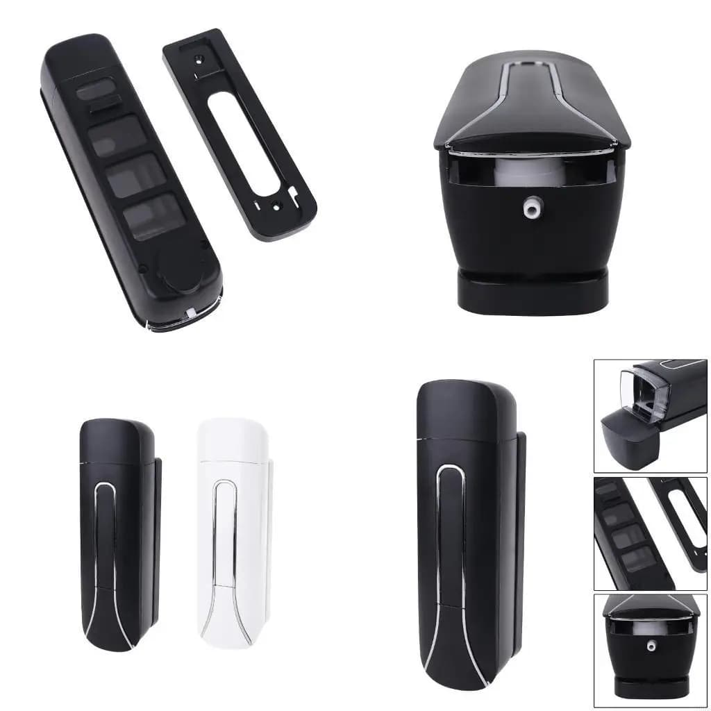 Manual Soap Dispenser Wall Mounted Hand Gel Dispenser Liquid Containers for Hand Soap, Shampoo, Conditioner, Shower Gel