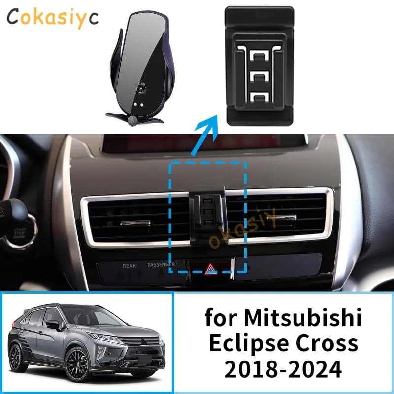Supporto per cellulare da auto per Mitsubishi Eclipse Cross 2018 2019 2020 2021 2022 2023 2024 Supporto per navigazione GPS Auto