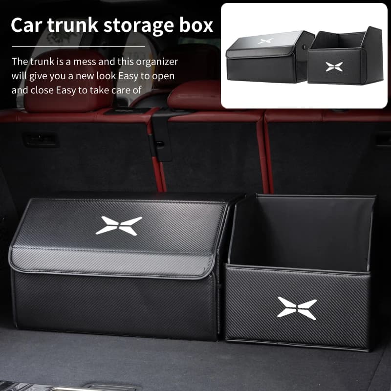 Bagagliaio di un'auto Scatola di Immagazzinaggio Multiuso Portatile Organizzatore di Viaggio Strumenti Borsa Per Xpeng P7 G3 G3i G9 P5 X2 N5 F30 H93 Beta 2019 2020 2021