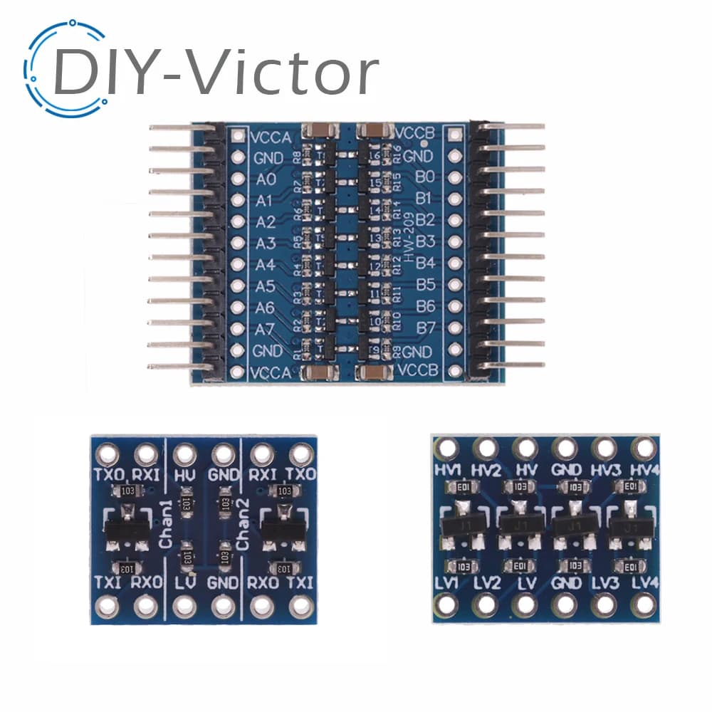 Two-way module IIC I2C 2/4/8 channel 2 4 channel DC 3.3V/5V with pin for Arduino Raspberry Pi