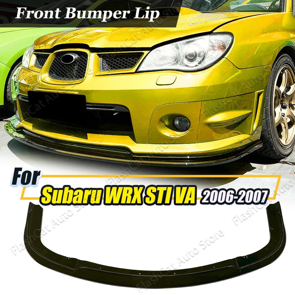 Guard Chin Body Kits For Subaru Impreza WRX STI 2006 2007 Car Front Lower Diffuser Splitter Canards Bumper Lip Spoiler Trim
