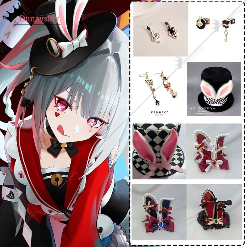 Orecchini e Accessori per Capelli aBc01Sparxie Cosplay - Decorazioni per Anime e Videogiochi Honkai Star Rail Sparkle SP - Accessori e Oggetti di Scena