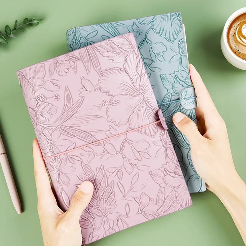 A5 Detachable Loose Leaf Notebook Cute Aesthetic Journal Student Daily Diary Weekly Planner Hand Account Supplies