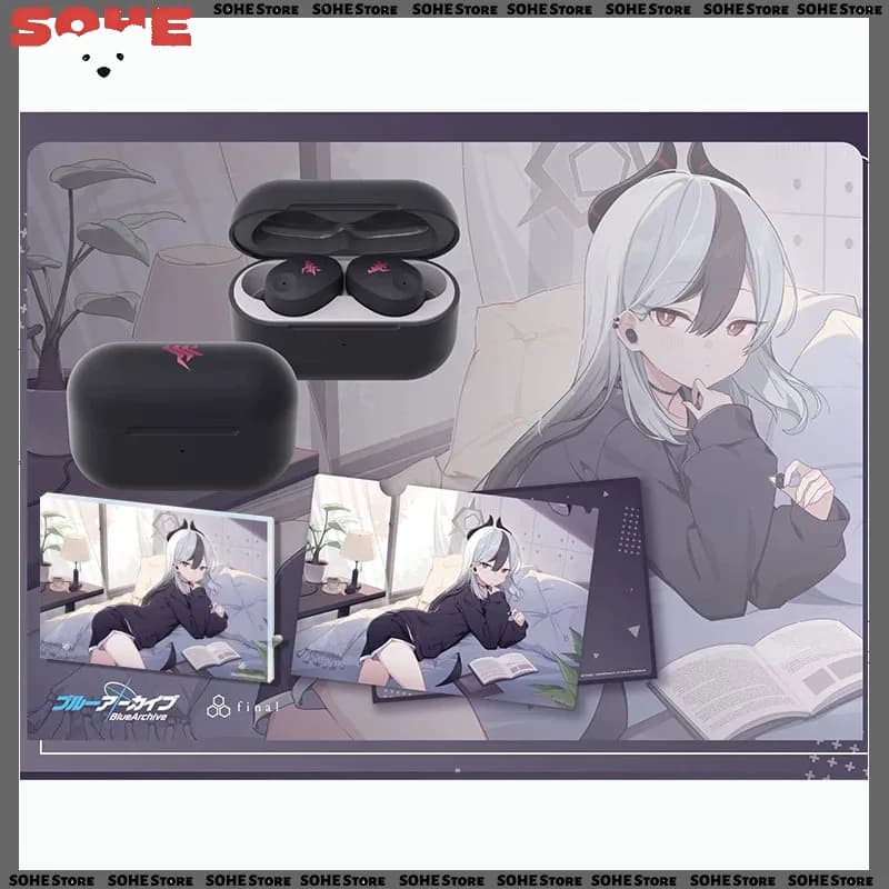 final & Blue Archive ZE300 Specialized Asmr Co Branded Bluetooth Earphones Music Game Accessories Wireless Earphones Gift Box