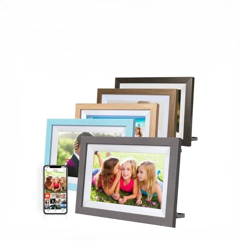 WiFi Smart 10 Inch Digital Photo Frame High Definition Touch Screen Mobile App To Send Pictures Vphoto Electronic Album