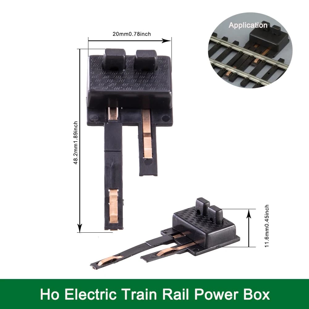 1:87 Train Model Rails Train Railway Junction Box Ho Track Power Strips Ho Model Train Sets DIY Model Making Kits