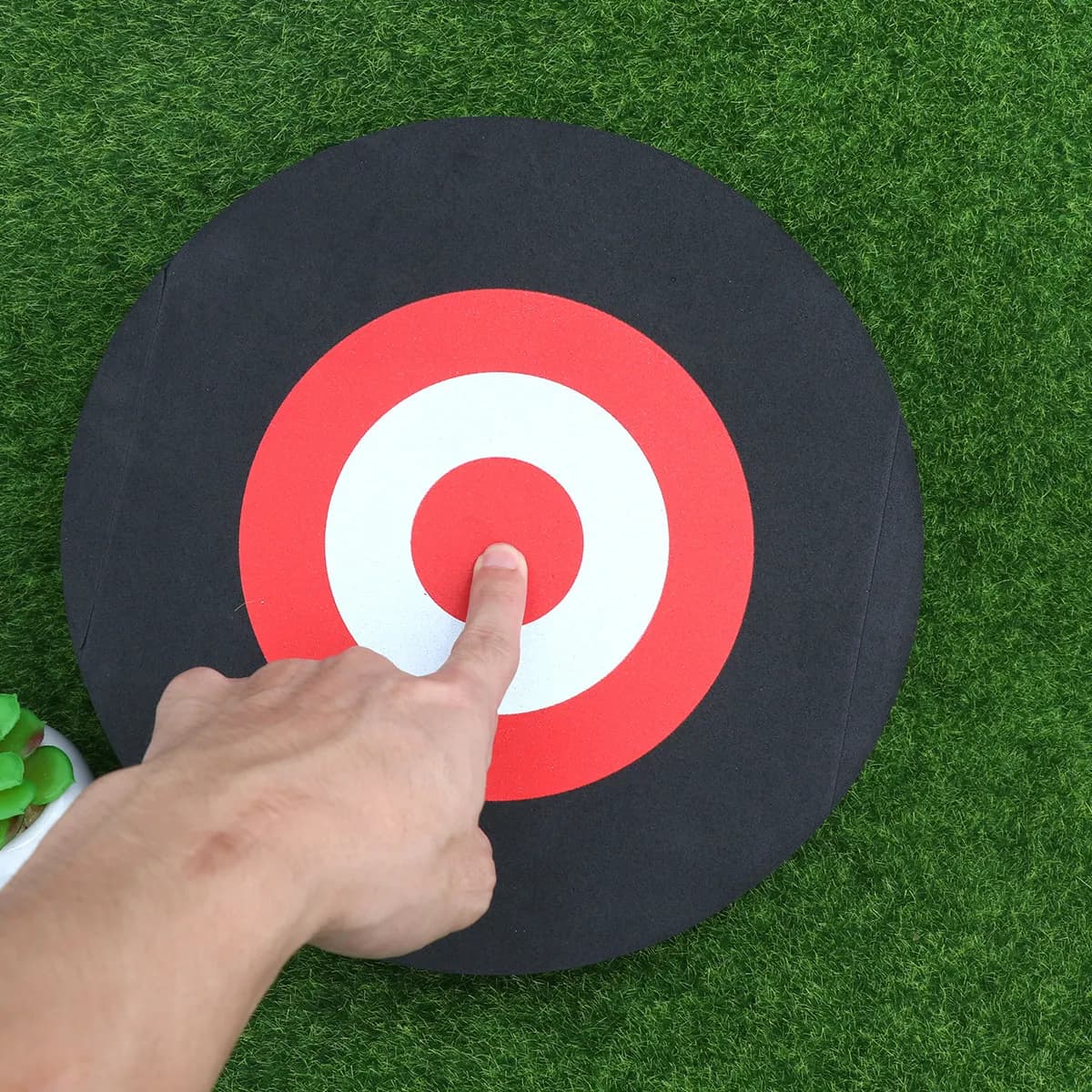 Bersaglio Circolare in EVA da 24 cm per Pratica di Tiro con l'Arco, Leggero e Facile da Recuperare, per Allenamento in Giardino