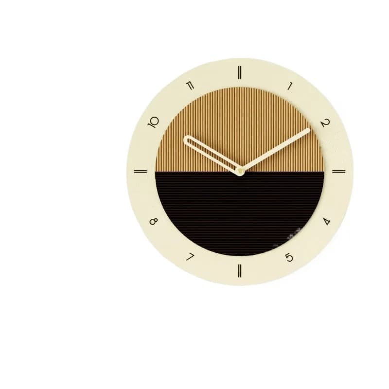 Minimalist art creative three-dimensional minimalist Nordic clock hanging wall creative decoration