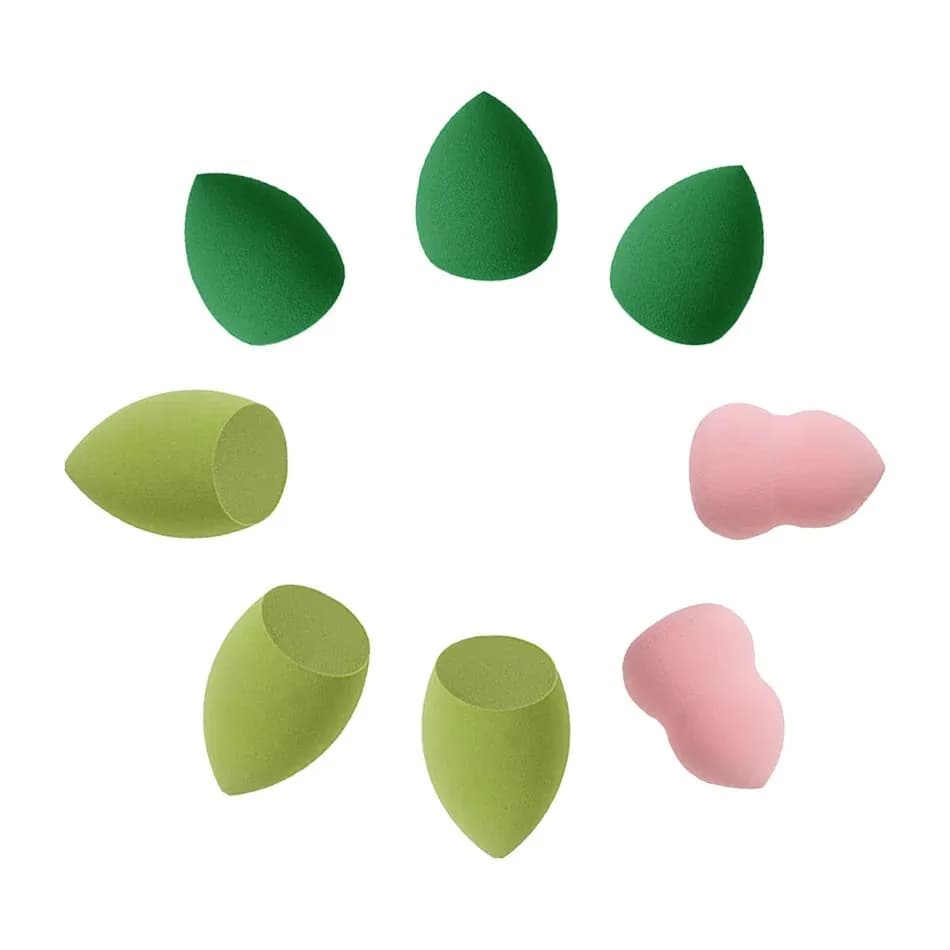 3 sets of cosmetic sponges, cosmetic egg, dry and wet, cosmetic sponge for liquid foundation, honey powder and make-up for foundation