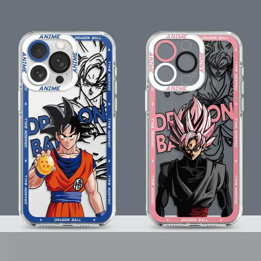 Cover Morbida Dragon Ball Saiyan Goku Black for iPhone 13 12 11 Pro MAX 12 Mini 17 Air XR 16 15 14 Plus 16e 7 8