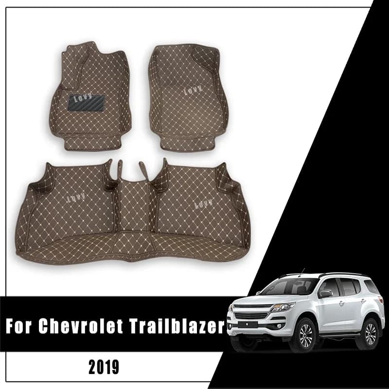 Car mats Chevrolet Trailblazer 2019 Styling Interior accessories Dash Foot reliefs Waterproof carpets