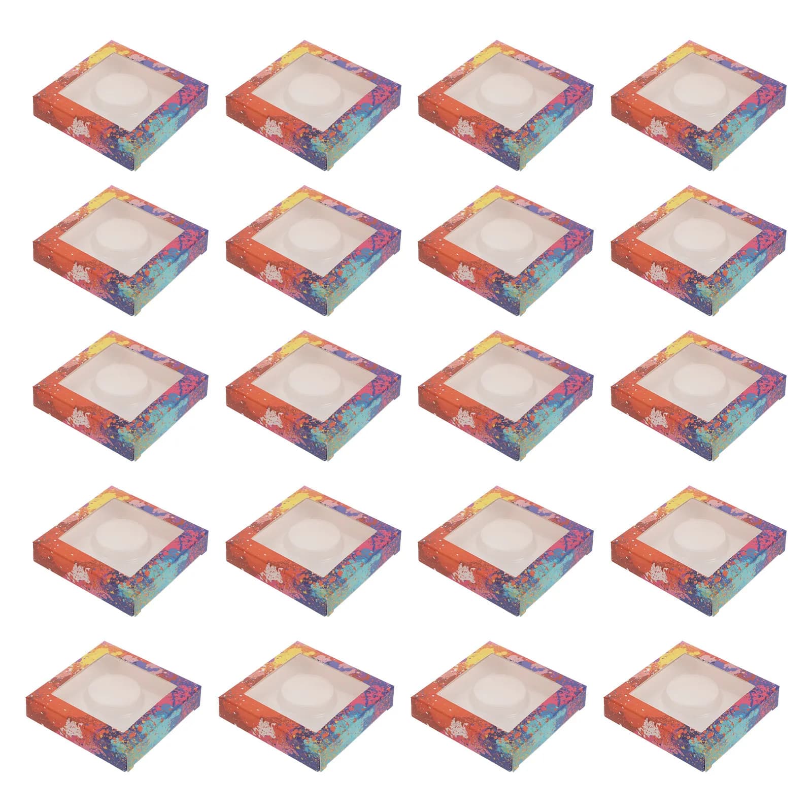 20 Set di Scatole Premium in Carta per Ciglia Finte, Eleganti Contenitori Decorativi per Organizzare le Ciglia Finte, per Casa, Salone, Viaggio, Regalo, in Cartone Rigido