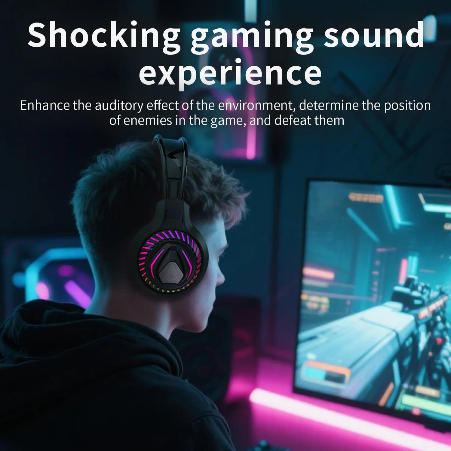 AJAZZ AT120 Bundle: Gaming Keyboard, Mouse, and Headset 3-in-1 Set—More Convenient and Affordable for Gamers. Features RGB breathing lights, four DPI settings, and 3D surround sound.