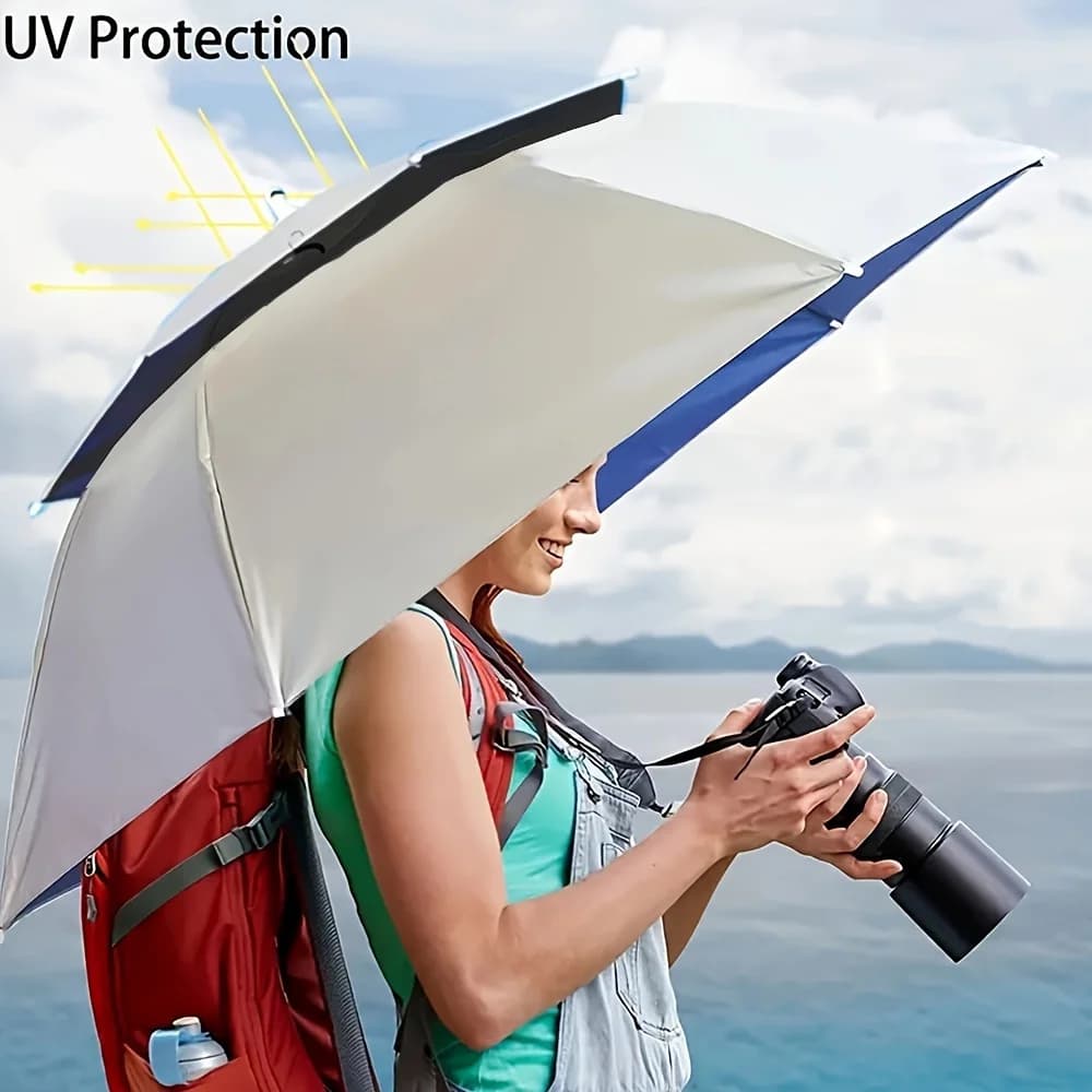 Cappello antipioggia, ombrello da pesca, articoli per la pesca, abbigliamento da pesca, cappello da pesca, cappello da escursionismo, protezione solare a doppio strato.