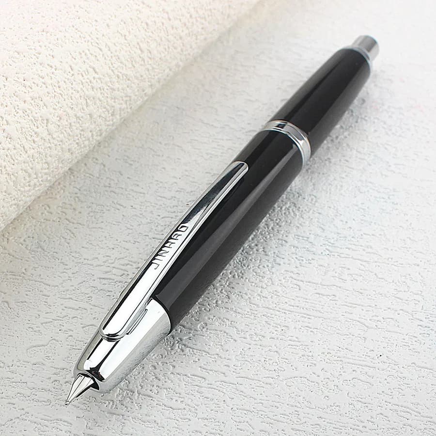 High Quality JINHAO 10 Fountain Pen EF/F Nib Stationery Office School Supplies Clicking Pen