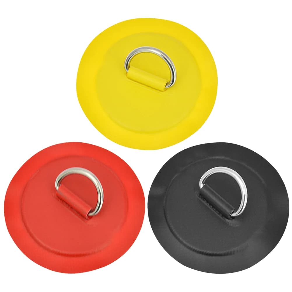 Patch ad Anello a D da 8cm, Patch ad Anello a D per Stand Up Paddle, Patch ad Anello a D in PVC per Gommone e Kayak