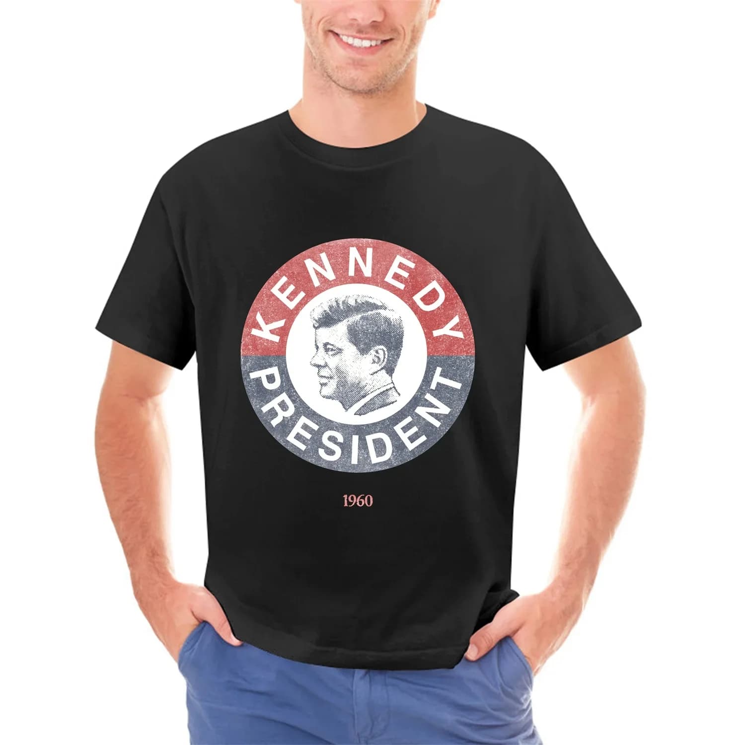 Vintage 1960 Kennedy For President T - Shirt T - Shirt Jfk President Election reflan demans History John F Kennedy Vintage