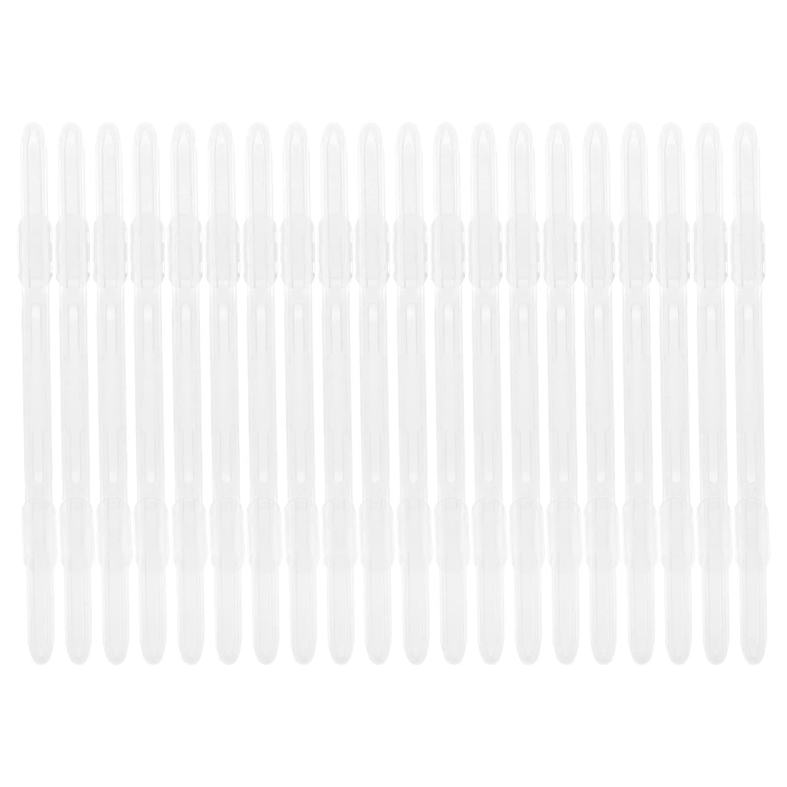 20 Pezzi Inserti in Plastica per Rilegatura Quaderni, Agende, Scrapbook, Meccanismo di Rilegatura per Fogli Staccabili